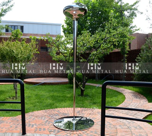 stainless steel drip sculpture by Richard Hudson